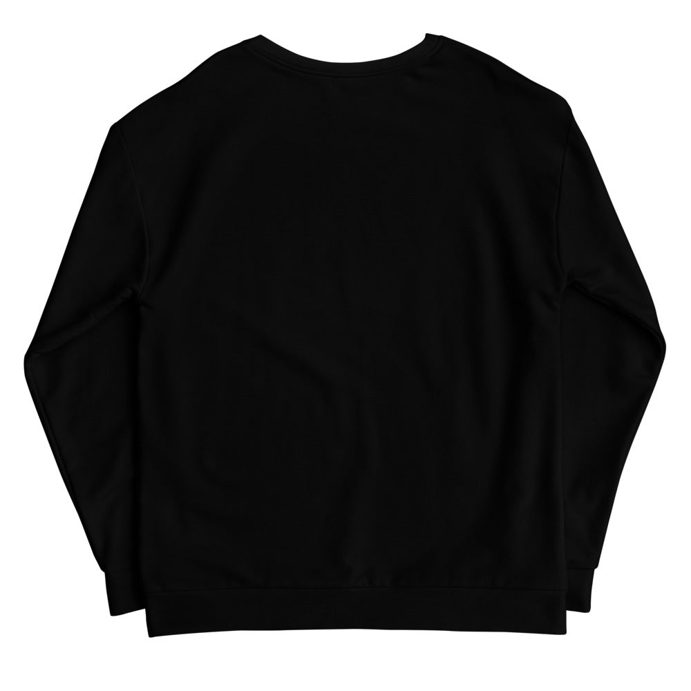 Over the Moon - Black Unisex Sweatshirt