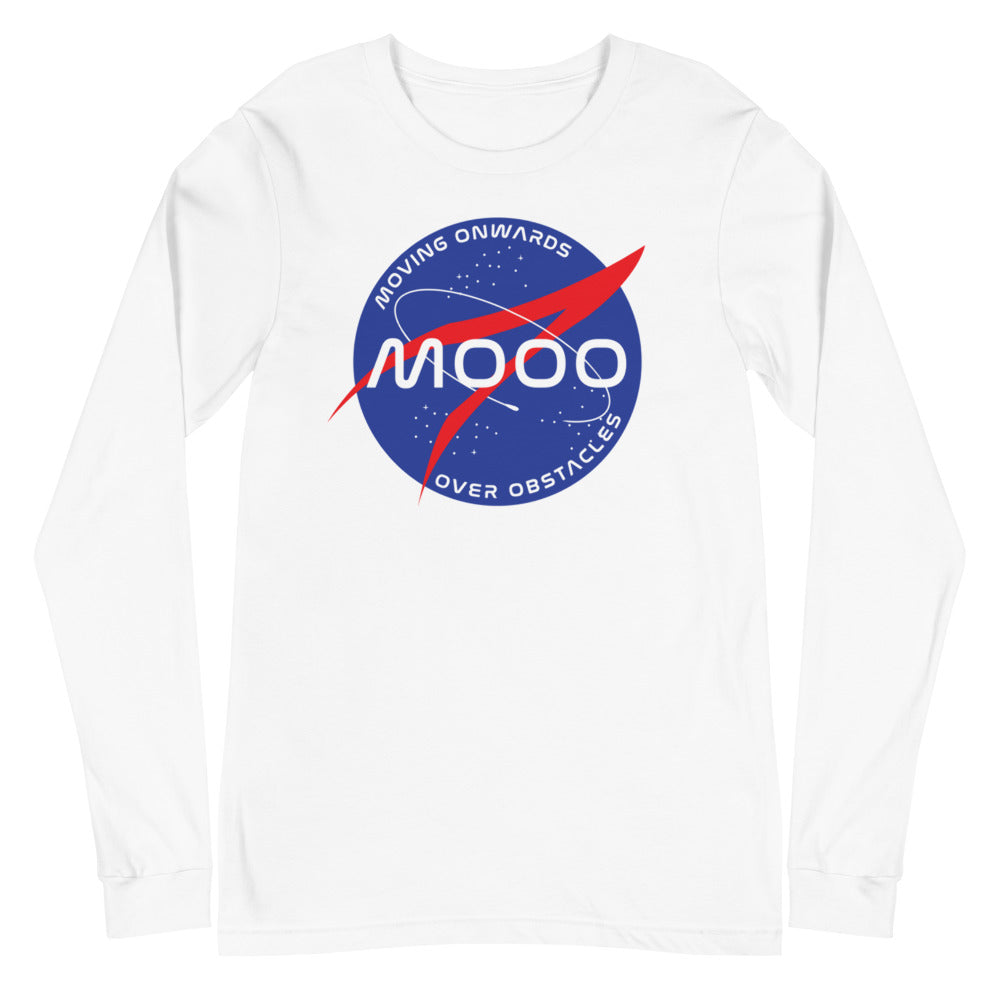 MOOO Space Program - Unisex Long Sleeve Tee