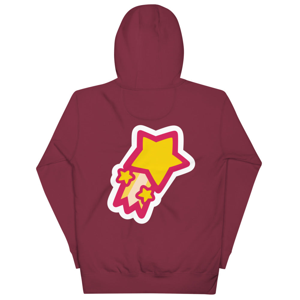 "STARS" - Maroon Unisex Hoodie