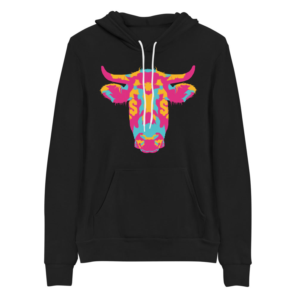 Longhorn- Black Hoodie