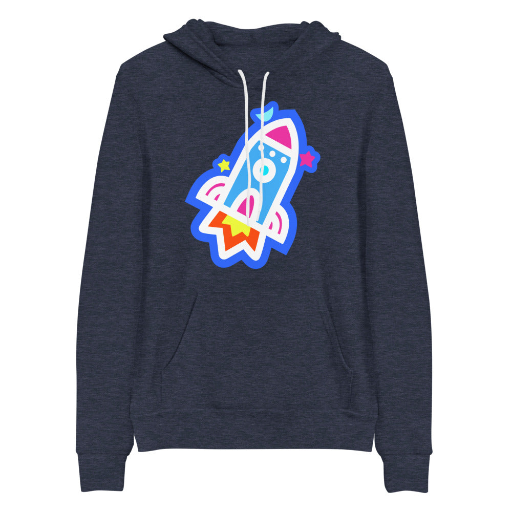 Blastoff - Heather Navy Unisex hoodie