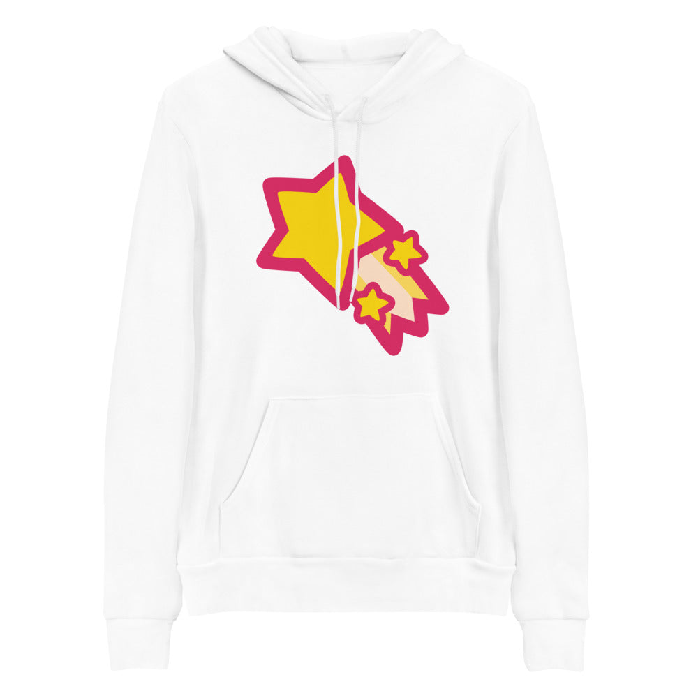 Supernova - White Unisex hoodie